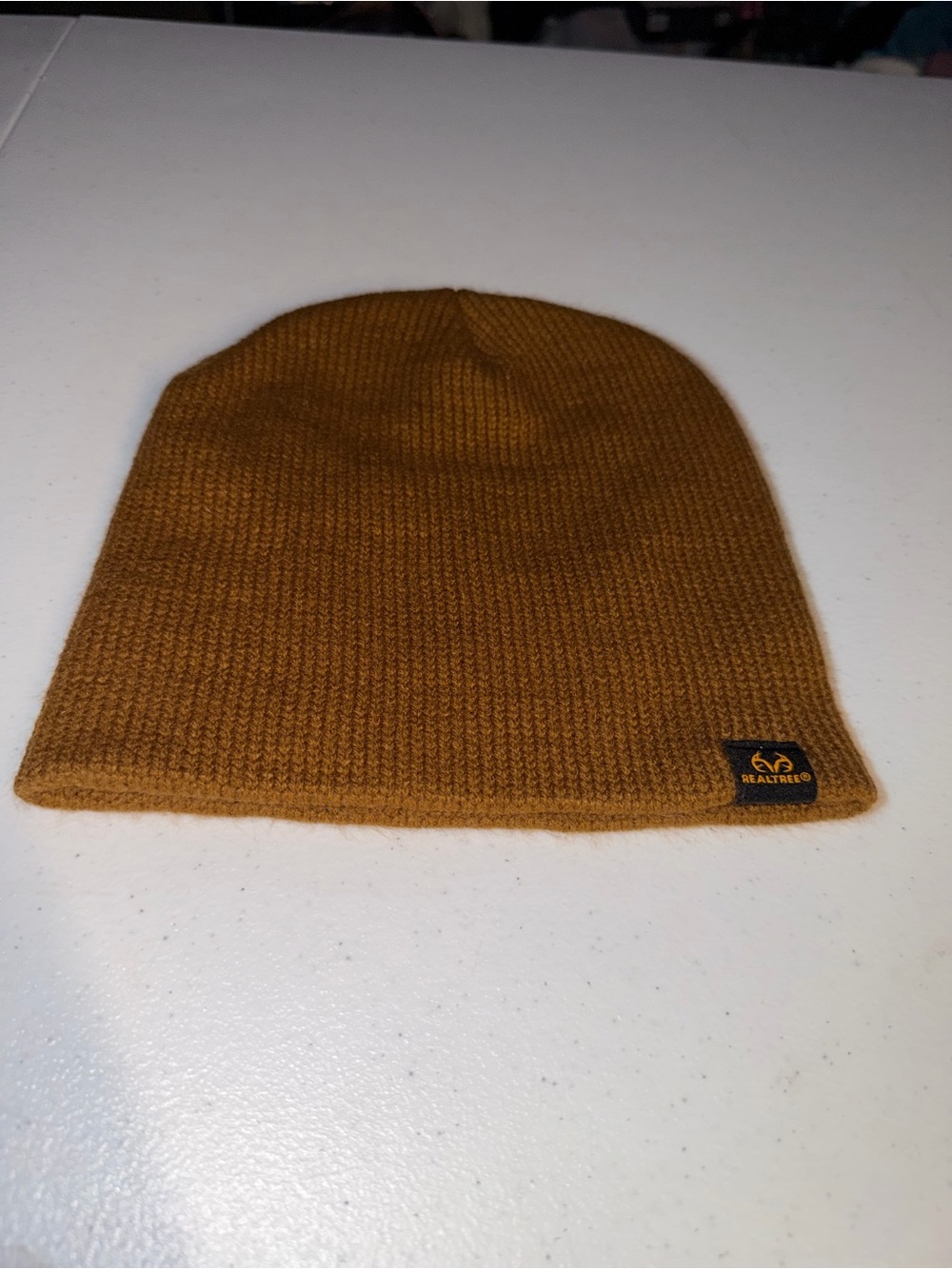 Realtree Men's Tan/Brown Knit Beanie